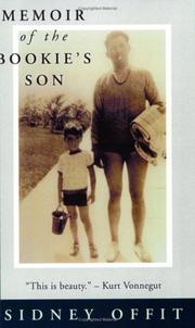Front cover of Memoir of the bookie's son by Sidney Offit