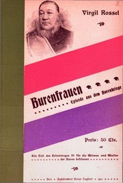 Front cover of Burenfrauen by Paul Sutermeister