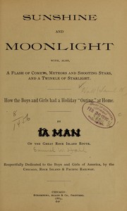 Front cover of Sunshine and moonlight by Samuel W.] [from old catalog Hall