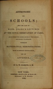 Cover of Astronomy for schools by F. Arago