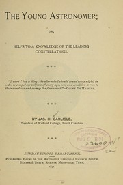Front cover of The young astronomer by James Henry Carlisle