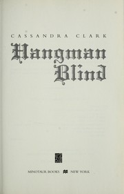 Front cover of Hangman blind by Sally Heywood