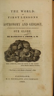 Cover of The world by Hamilton Lanphere Smith