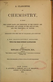 Cover of A class-book of chemistry by Edward Livingston Youmans