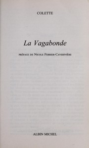 Cover of La vagabonde by Colette