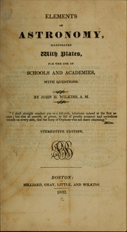Cover of Elements of astronomy ... by Wilkins, John H.