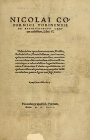 Front cover of Nicolai Copernici Torinensis De revolvtionibvs orbium cœlestium, libri VI by Nicolaus Copernicus