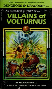Cover of Villains of Volturnus by Jean Blashfield