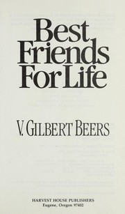 Front cover of Best friends for life by Beers, V. Gilbert