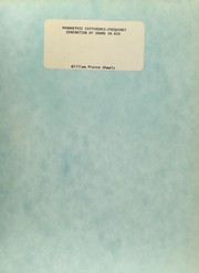 Front cover of Parametric difference-frequency generation of sound in air by William Pierce Shealy
