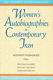 Front cover of Women's Autobiography in Contemporary Iran (Harvard Middle Eastern Monographs) by Afsaneh Najmabadi