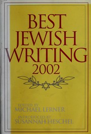 Front cover of Best Jewish writing 2002 by Michael Lerner