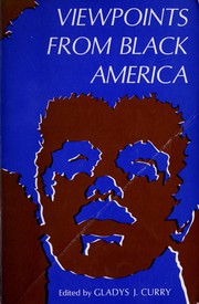 Front cover of Viewpoints from Black America by Gladys J. Curry