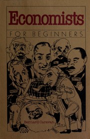 Cover of Economists for beginners by Bernard Canavan