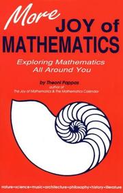 Front cover of More Joy of Mathematics by Theoni Pappas