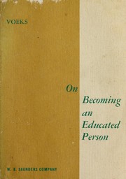 Front cover of On becoming an educated person by Virginia Voeks