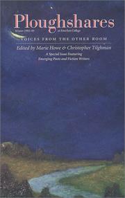 Cover of Ploughshares Winter 1992-93 by Unknown