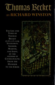 Cover of Thomas a Becket by Richard Winston