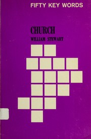 Front cover of 50 key words: the Church by Stewart, William