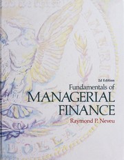 Front cover of Fundamentals of managerial finance by Raymond P. Neveu