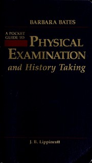 Front cover of A pocket guide to physical examination and history taking by Bates, Barbara.