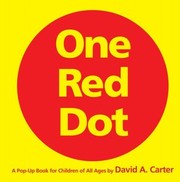 Cover of One red dot by David A. Carter