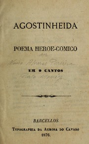 Cover of Agostinheida: poema heroe-comico em 9 cantos by Nuno Alvares Pereira Pato Moniz