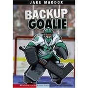 Cover of Backup goalie by Jake Maddox