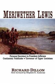 Cover of Meriwether Lewis by Richard H. Dillon