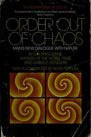 Front cover of Order out of chaos by Ilya Prigogine