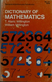 Cover of Dictionary of mathematics by T. Alaric Millington