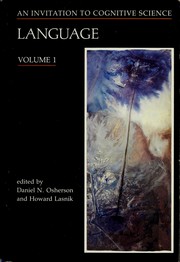 Front cover of An Invitation to Cognitive Science, Vol 3 Thinking by Daniel N. Osherson