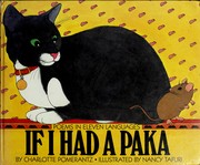 Front cover of If I had a paka by Charlotte Pomerantz