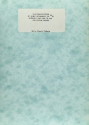Front cover of Electroexcitation of giant resonances in (60)Ni between 5 MeV and 30 MeV excitation energy by Dorse Howard DuBois