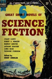 Front cover of 6 great short novels of science fiction by Conklin, Groff