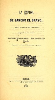 Front cover of La esposa de Sancho el bravo by Isidoro Fernández Monje