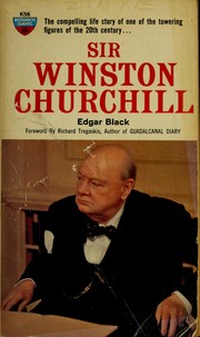 Front cover of Sir Winston Churchill by Edgar Black
