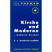 Front cover of Kirche und moderne by Erik von Kuehnelt-Leddihn