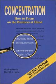 Cover of Concentration by Godfrey Harris