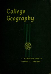 Cover of College geography by C. Langdon White