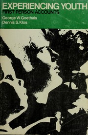 Cover of Experiencing youth by Goethals, George W.
