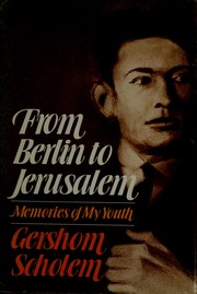 Cover of From Berlin to Jerusalem by Gershom Scholem