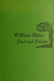 Front cover of William Blake, poet and painter by Jean H. Hagstrum