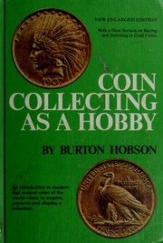 Front cover of Coin Collecting as a Hobby by Burton Hobson
