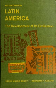 Front cover of Latin America by Helen Miller Bailey