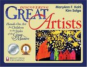 Front cover of Discovering great artists by MaryAnn F Kohl