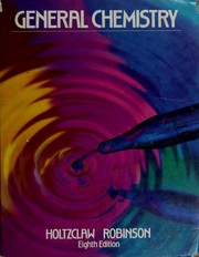 Front cover of General chemistry by Henry Fuller Holtzclaw