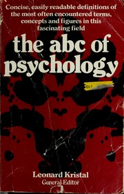 Front cover of The ABC of psychology by Unknown