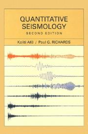 Cover of Quantitative seismology by Keiiti Aki