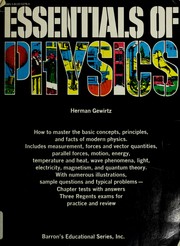 Front cover of Essentials of physics by Herman Gewirtz
